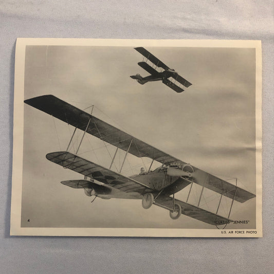United States Air Force Curtiss Jennies Photo Print Vintage Airplane Aircraft