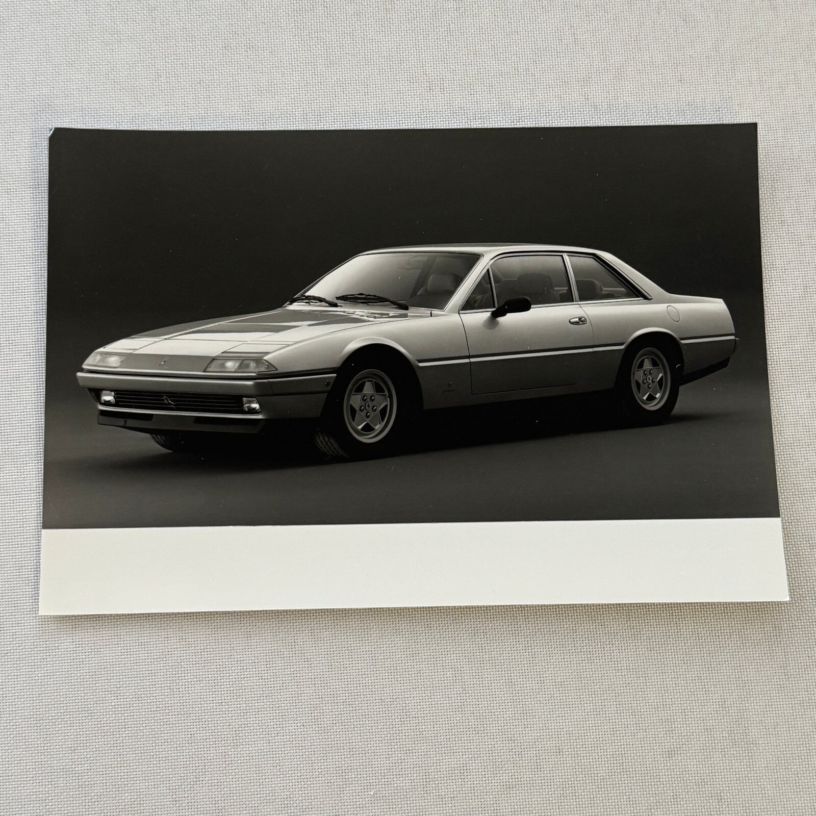 1985 Ferrari 412 Pininfarina Factory Press Photo Photograph Print