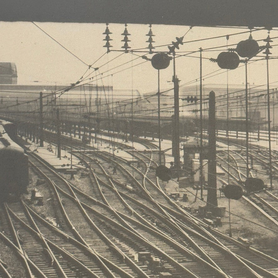 Vintage Train Railroad Photograph Washington DC Photo Print