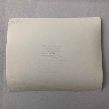 Vintage Car Automobile Racing Photo Photograph Print - Guy Griffiths Tag REA22E4