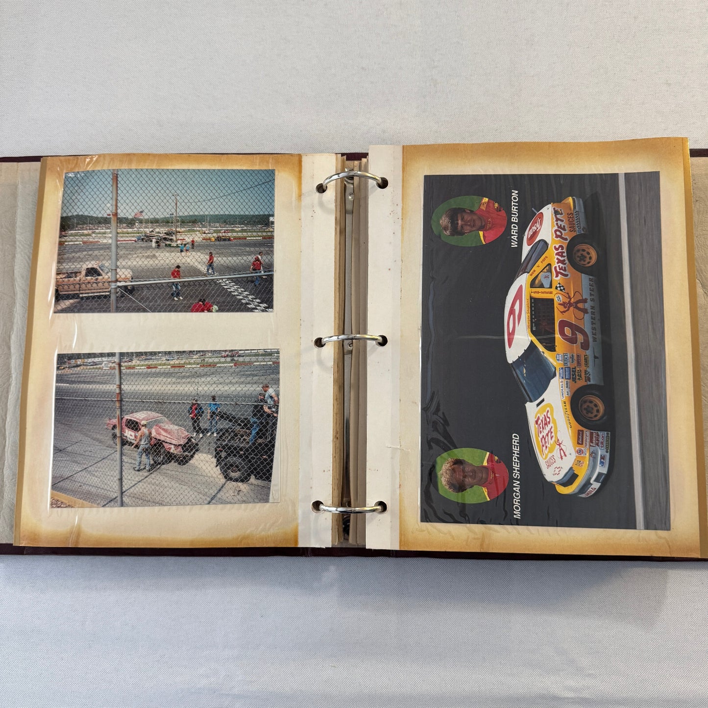 1990 Stock Car Racing Scrapbook Stockcar NASCAR Vintage Over 100 Photographs