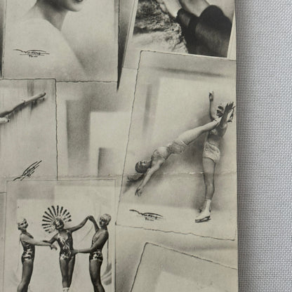 Vintage Circus Ice Skating Dancer Photo Photograph Print Skater Ice Dance