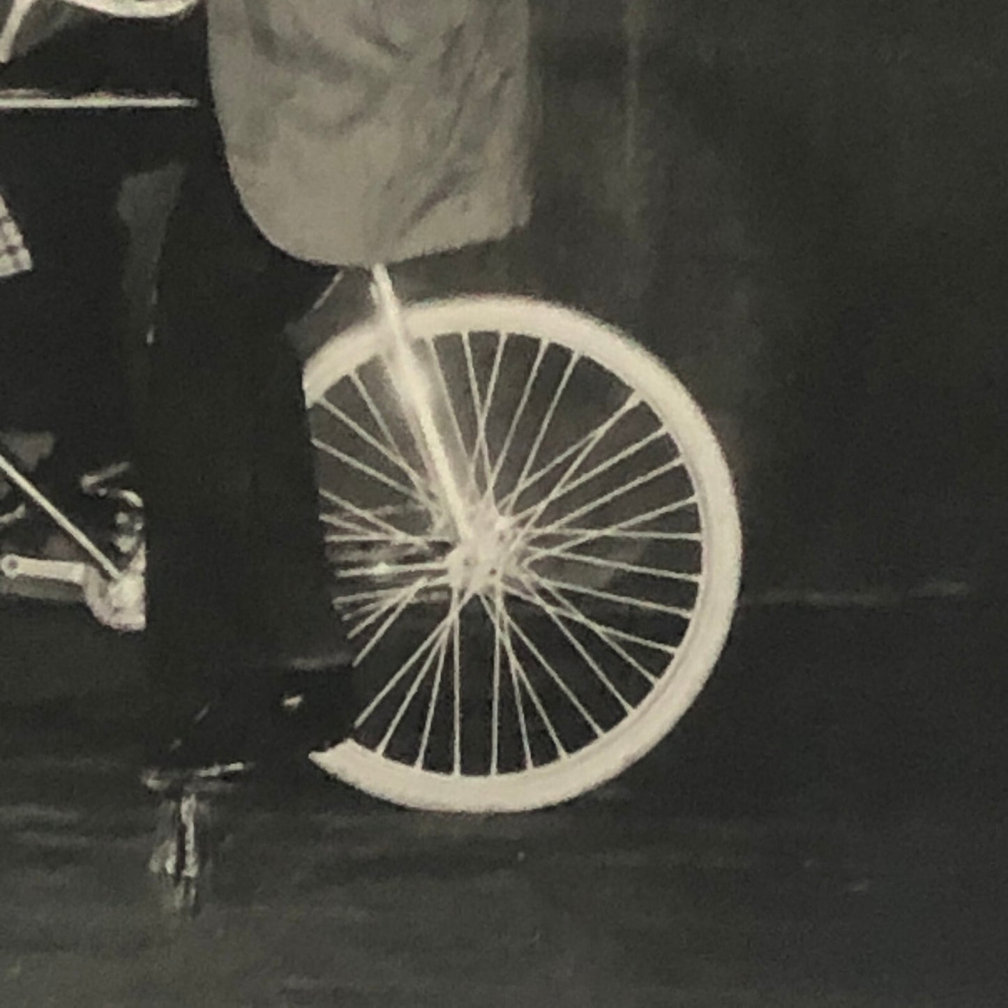 Circus Bicycle Performer Vintage Photo Photograph European Signed ?