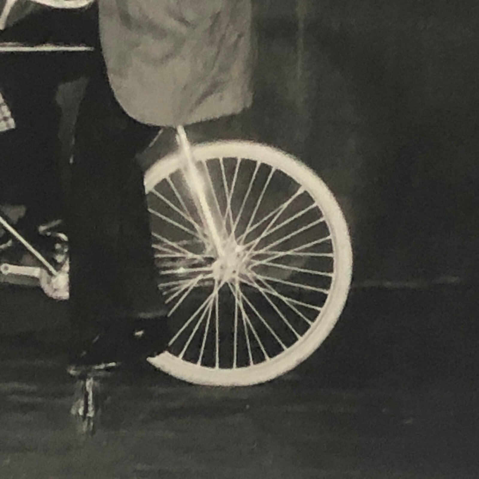 Circus Bicycle Performer Vintage Photo Photograph European Signed ?