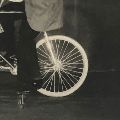 Circus Bicycle Performer Vintage Photo Photograph European Signed ?