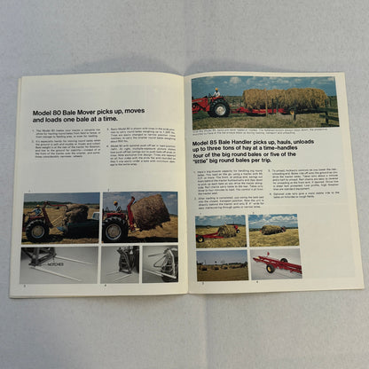 Sperry New Holland Farm Equipment Brochure Hay Balers Movers Handlers Vintage