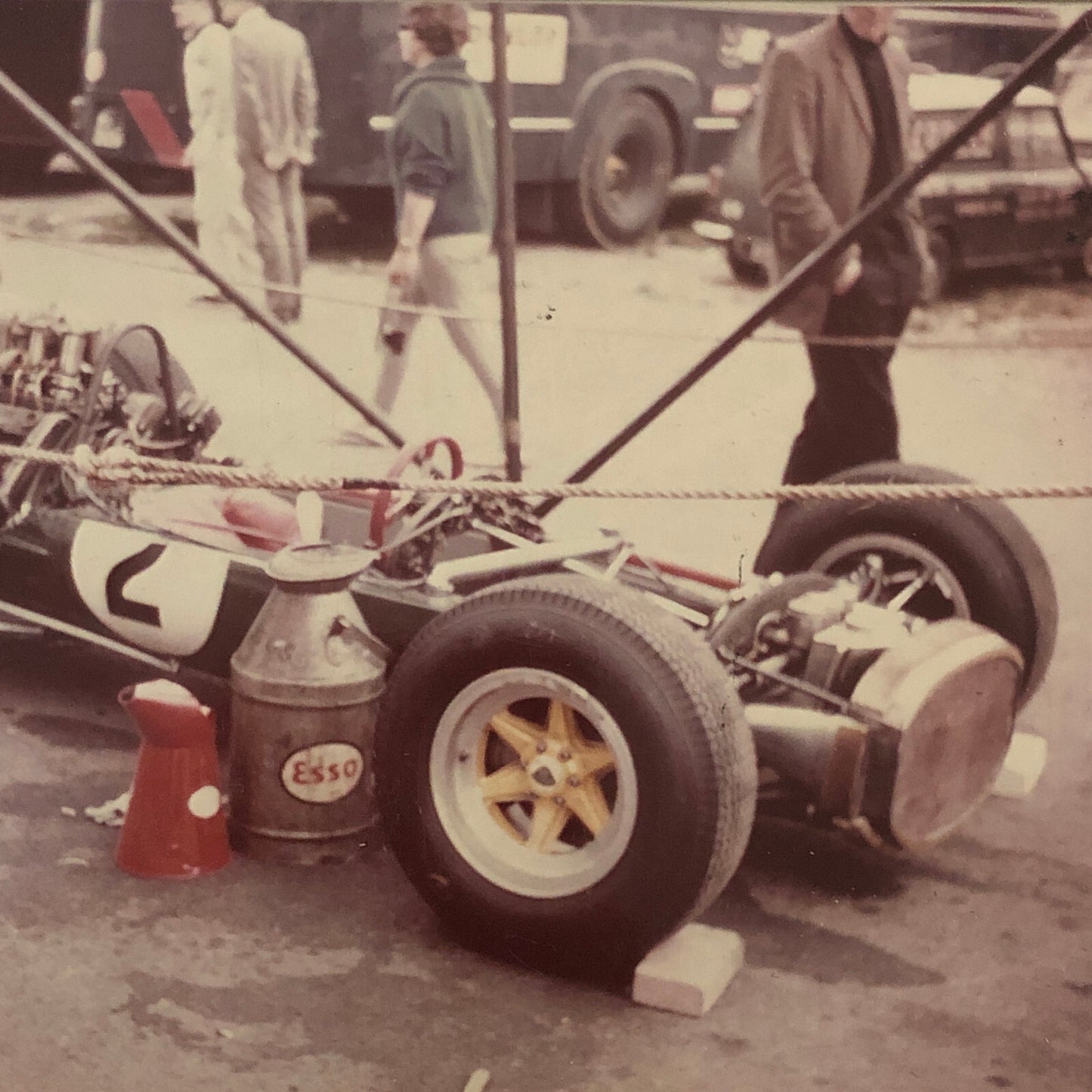 Lotus Climax Racing Car Vintage Photo Photograph Print British Grand Prix Race