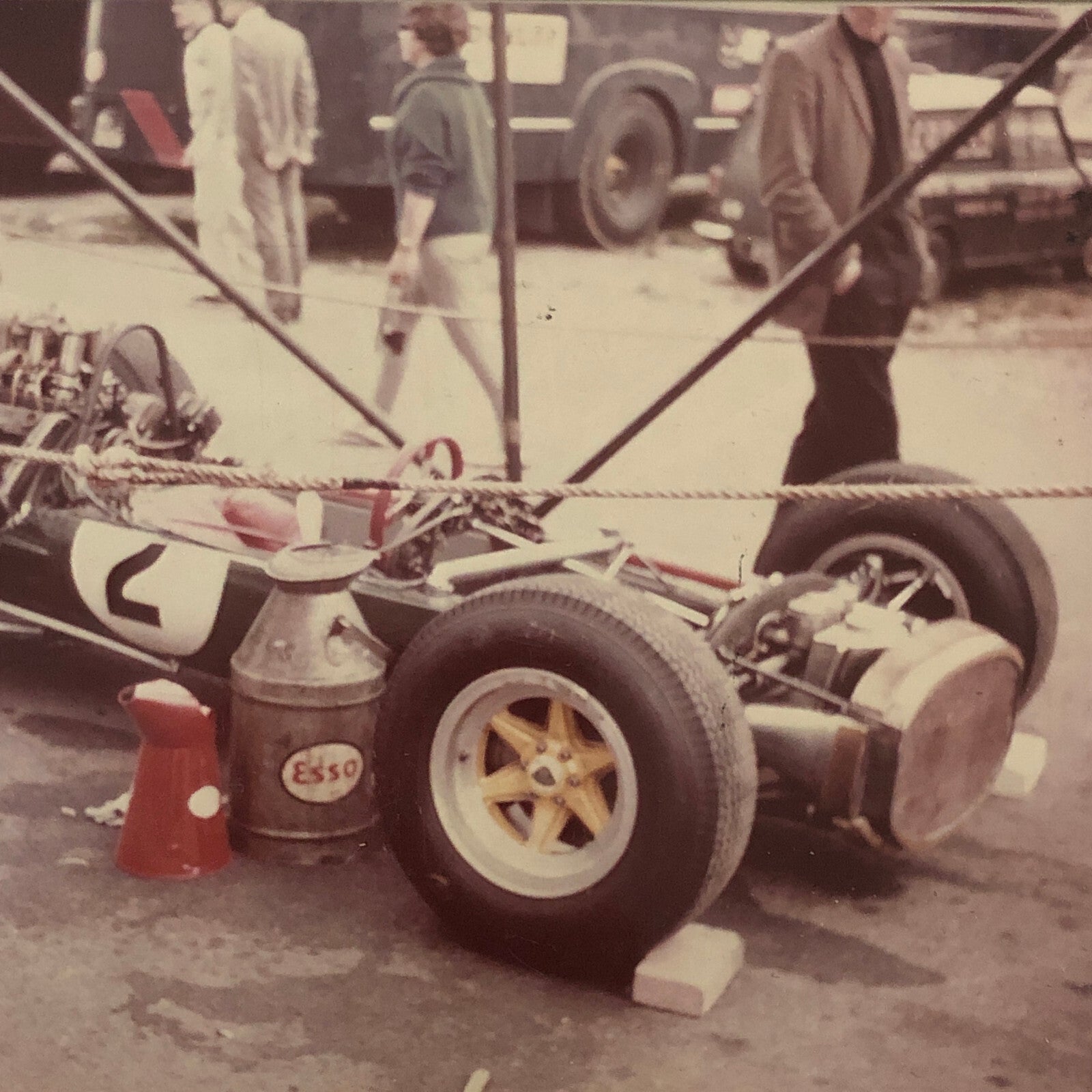 Lotus Climax Racing Car Vintage Photo Photograph Print British Grand Prix Race