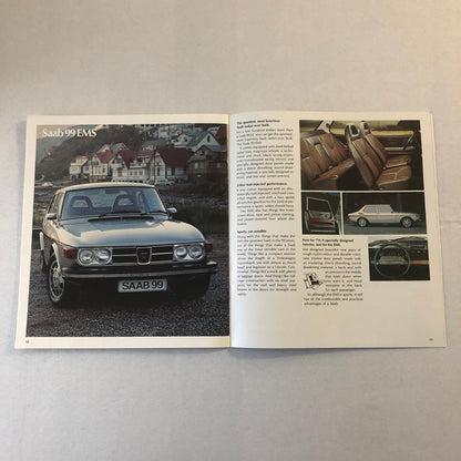 Vintage Saab 99 Car Automobile Sales Brochure Catalog 99 LE EMS