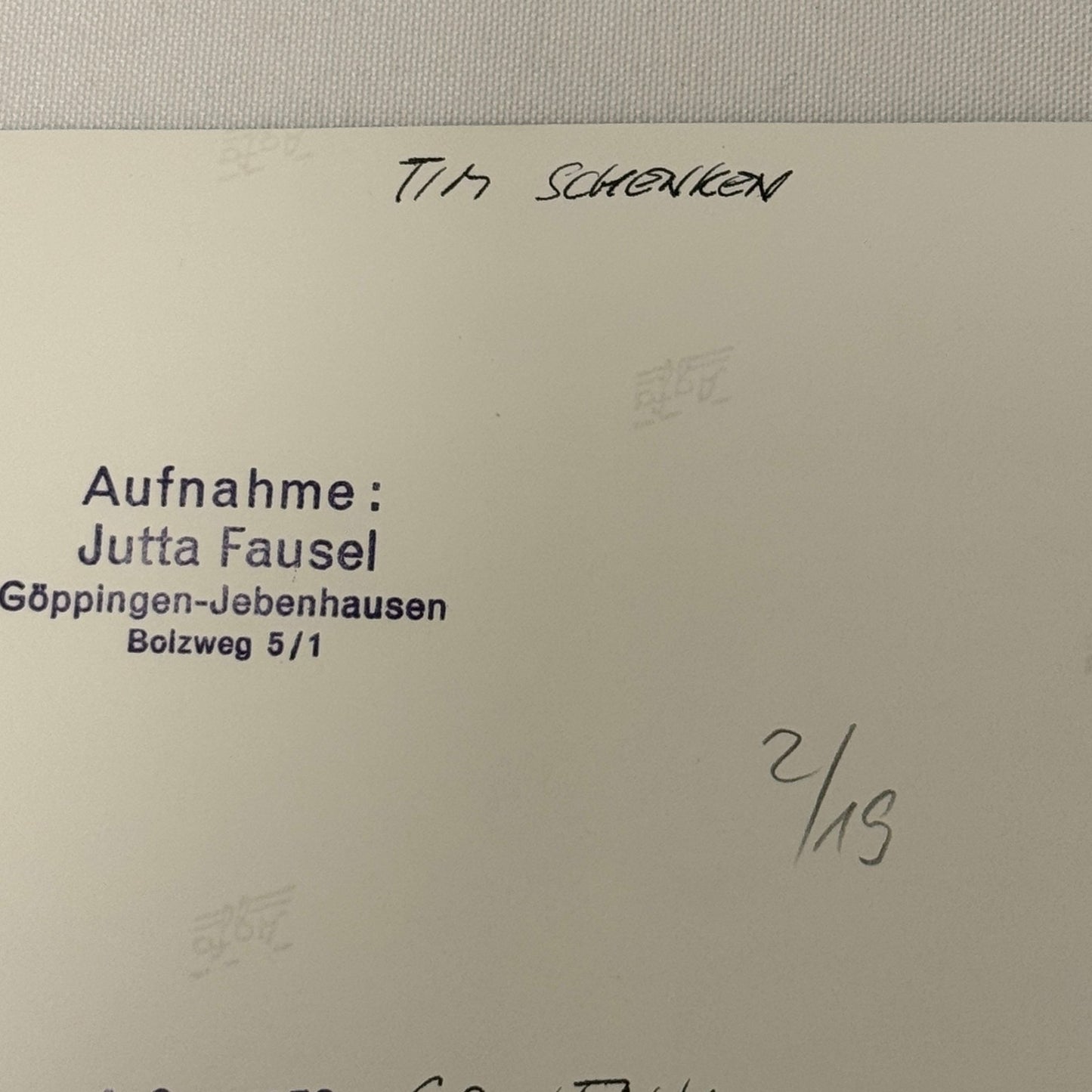 Vintage Racing Photo 1970 Italian Grand Prix Driver Tim Schenken Motorsport