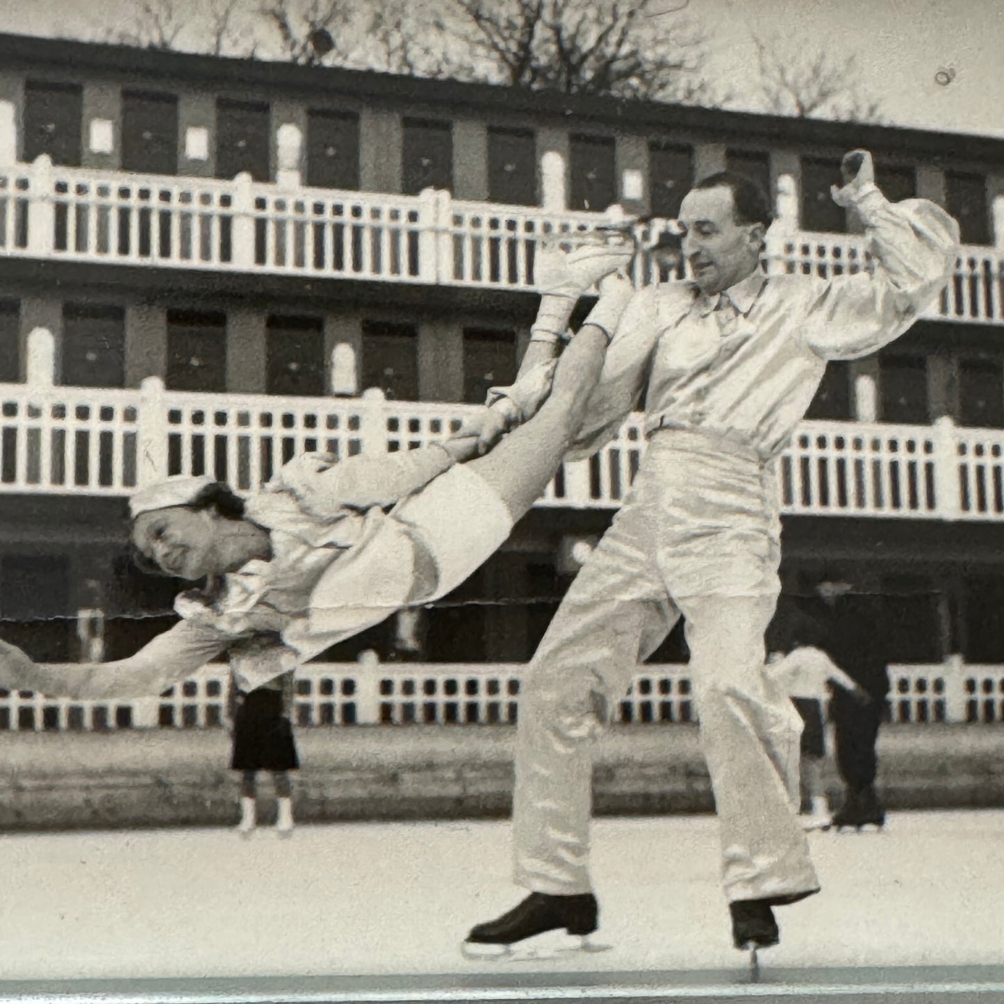 Circus Rollerskating Roller Skate Circus Act Photo Photograph The Skating Jewels