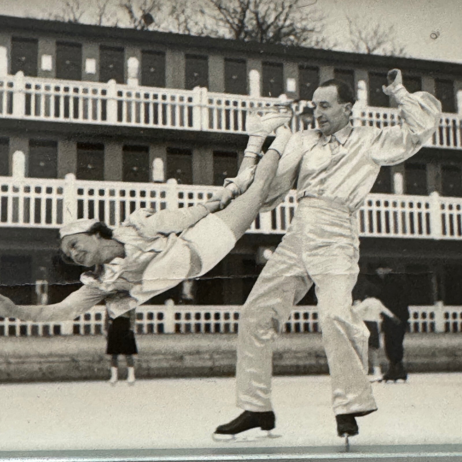 Circus Rollerskating Roller Skate Circus Act Photo Photograph The Skating Jewels