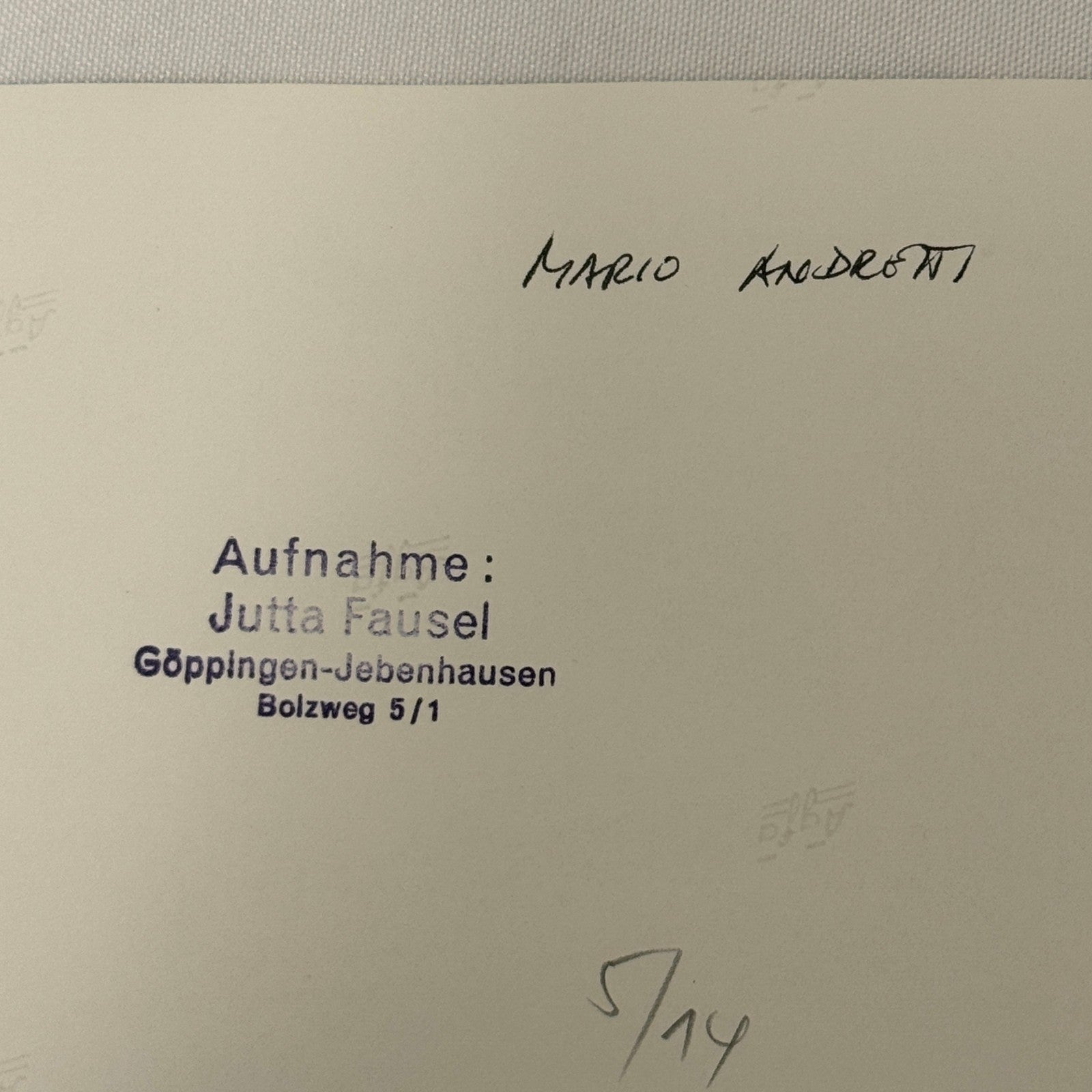 Vintage Racing Photo 1971 Monaco Grand Prix Race Mario Andretti Motorsport