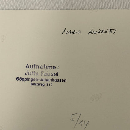 Vintage Racing Photo 1971 Monaco Grand Prix Race Mario Andretti Motorsport