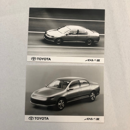 Toyota AXV III Concept Car Prototype Press Kit with Photos