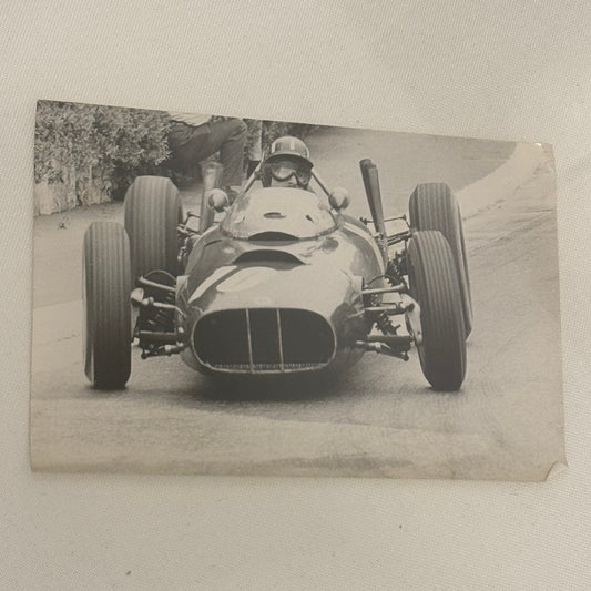 Vintage Racing Photo Graham Hill BRM Car Monaco Grand Prix 1962 Photograph
