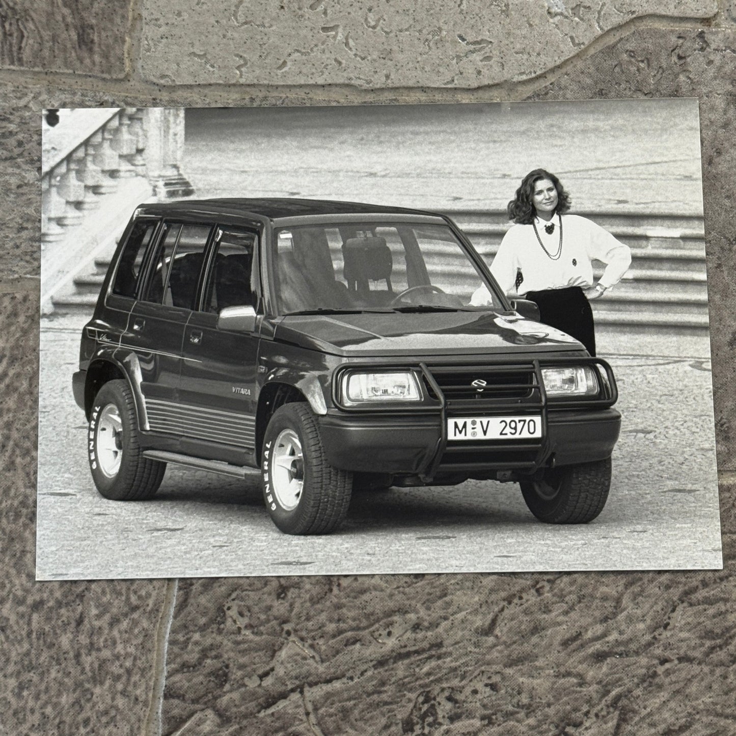 Suzuki Vitara Factory Press Photo Photograph Suzuki Sidekick German 1991