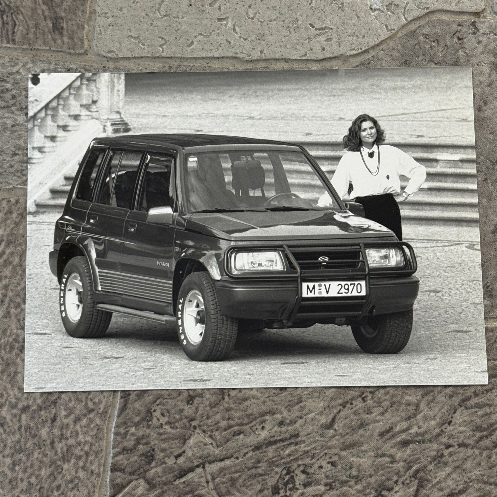 Suzuki Vitara Factory Press Photo Photograph Suzuki Sidekick German 1991