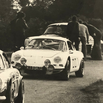 Vintage Renault Alpine Racing Car Photo Photograph Print 