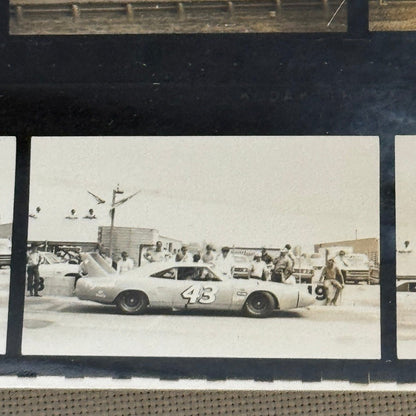 Vintage NASCAR Racing Photo Contact Sheet Motorsport Charger Daytona
