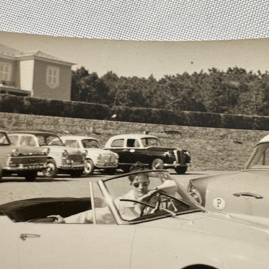 Vintage Alfa Romeo Giulietta Spider Convertible Photo Photograph Print