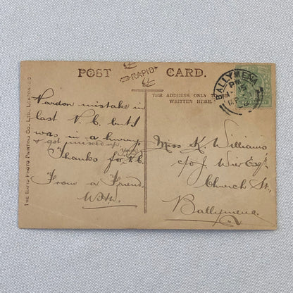 Antique Postcard Post Card Alice Crawford RPPC Real Photo ? 
