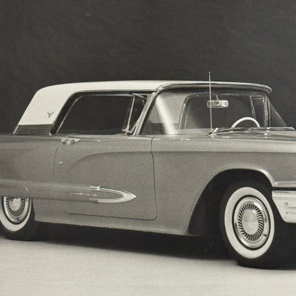 Vintage 1959 Ford Thunderbird Car Automobile Photo Photograph Modern Print