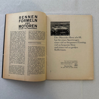 1967 AVD German Grand Prix Racing Program Motorsport Race Jim Clark Dan Gurney +