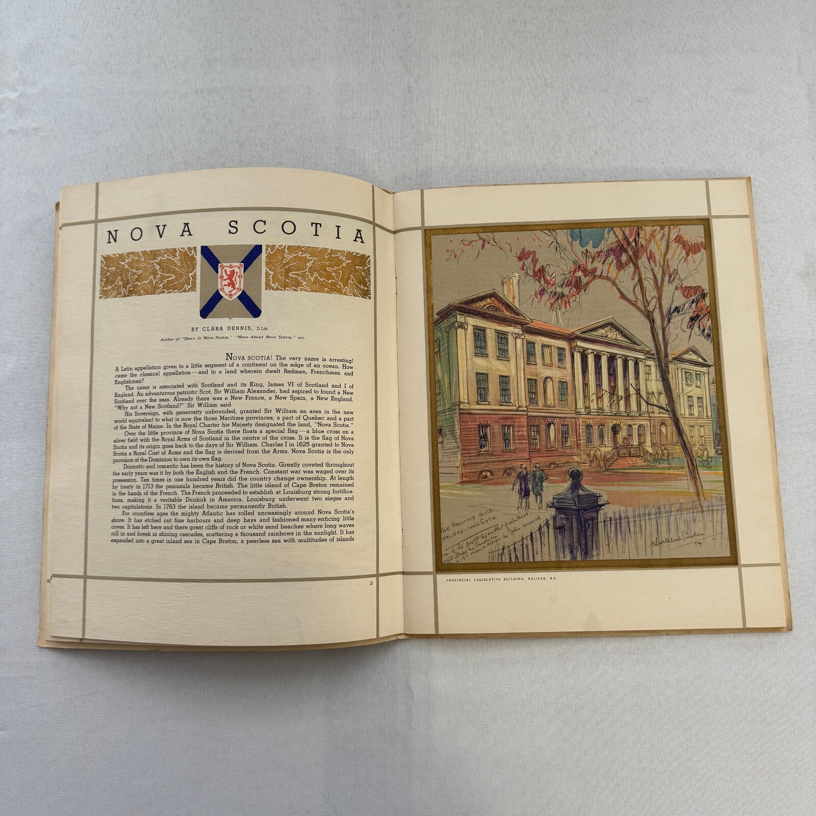 1939 The Spirit of Canada King George VI and Queen Elizabeth Visit Book