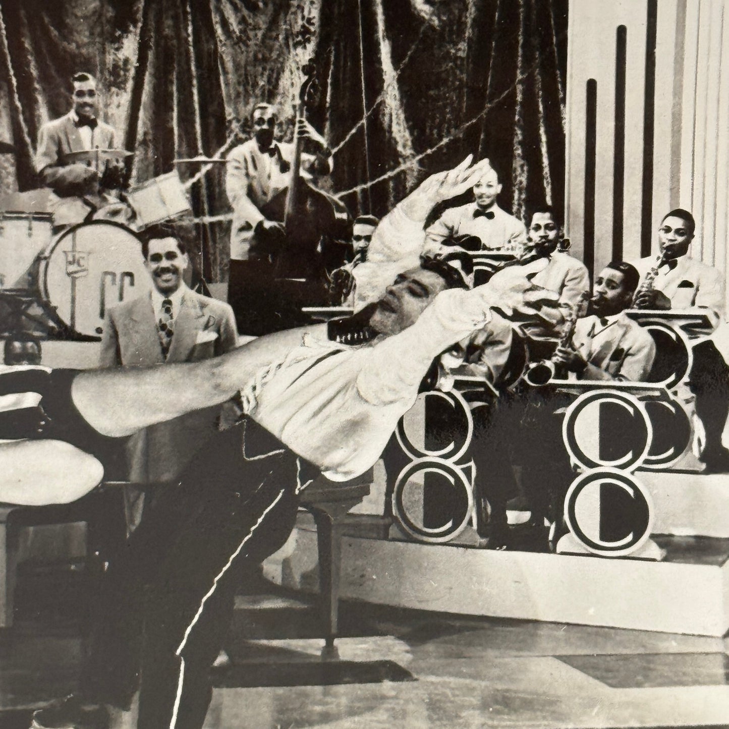 Circus Rollerskating Roller Skate Circus Act with Band Photo Photograph Vintage