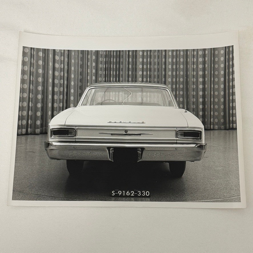 Vintage 1966 Chevrolet Malibu Car Automobile Photo Photograph Print