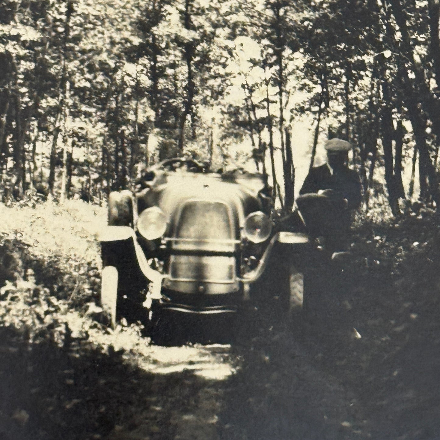 Vintage Photograph Photo Early Antique Car Automobile