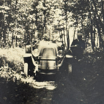 Vintage Photograph Photo Early Antique Car Automobile