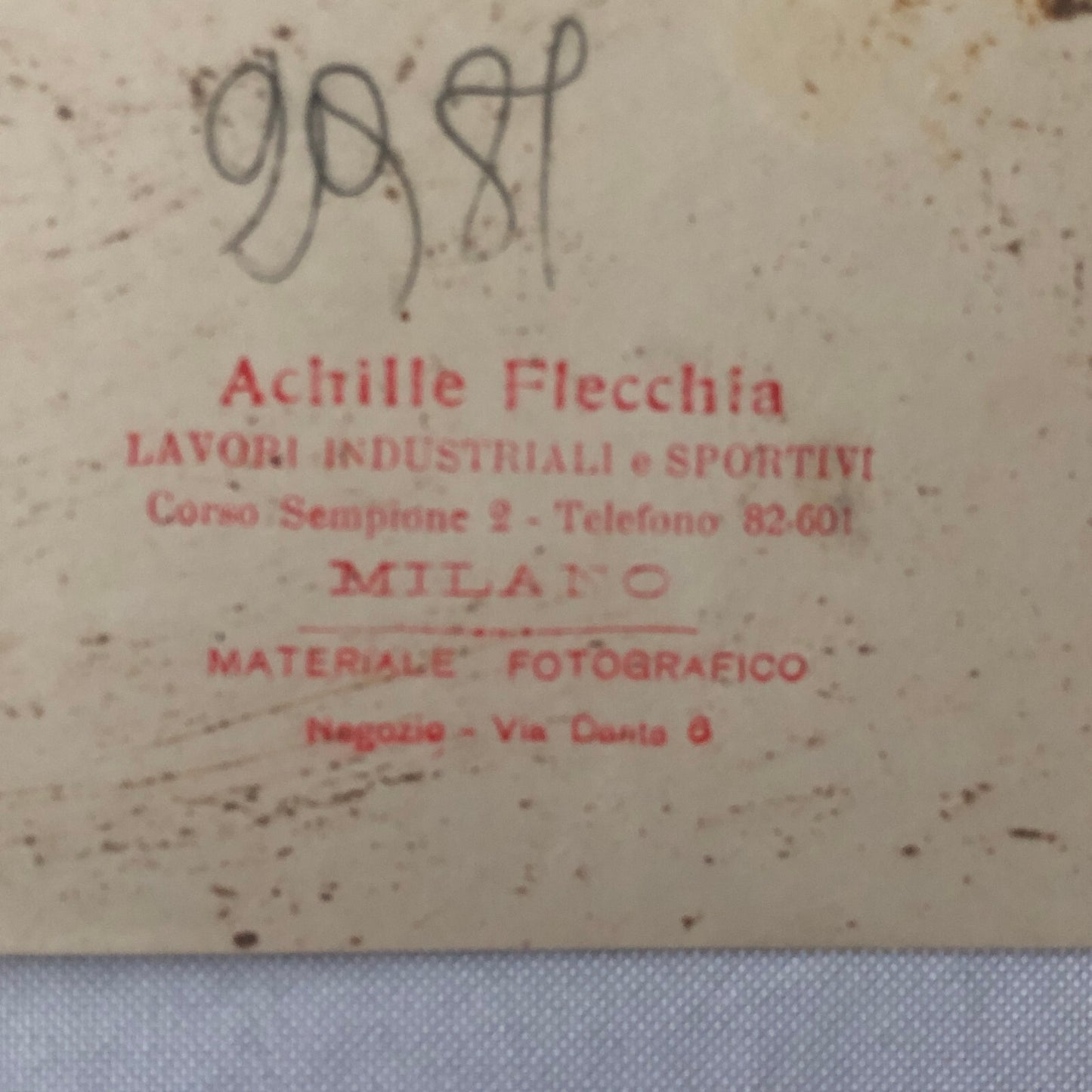 Tazio Nuvolari 1924 Vintage Motorcycle Racing Photo Photograph Monza Bike Race