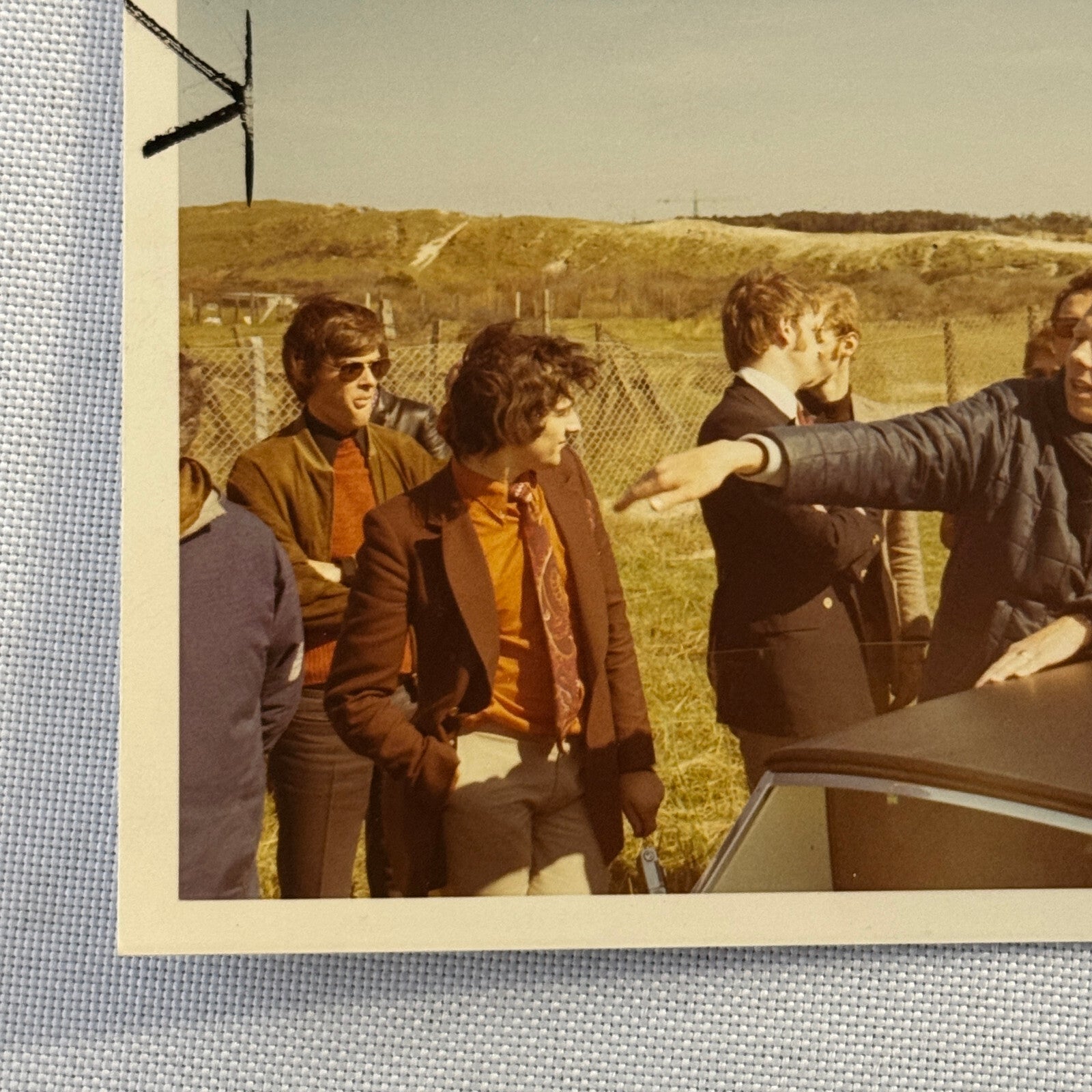 Vintage Photo Photograph 1972 Zandvoort Racing People Porsche ?