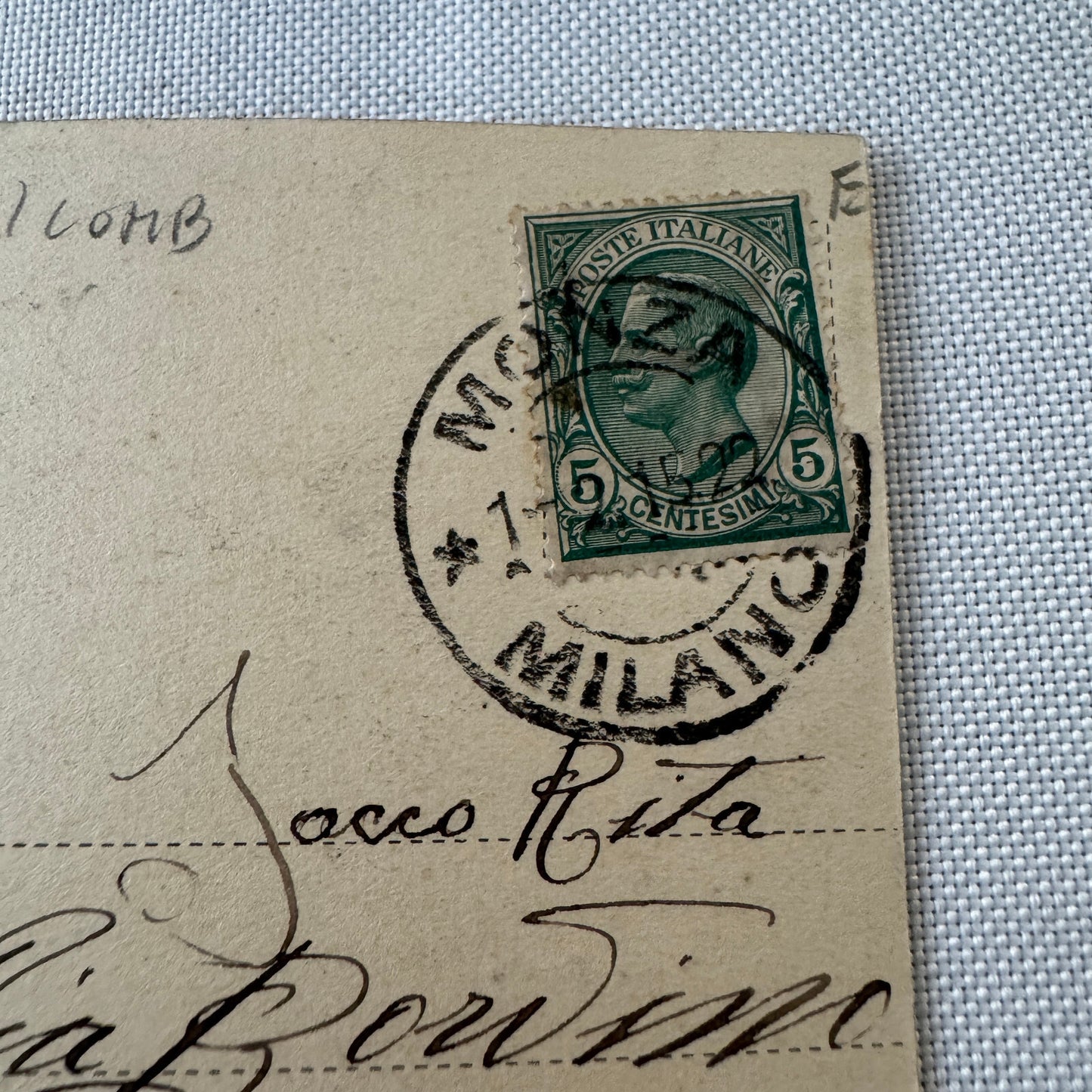 Vintage Monza Italy Postcard Post Card Italian Monza Race Track Circuit Racing