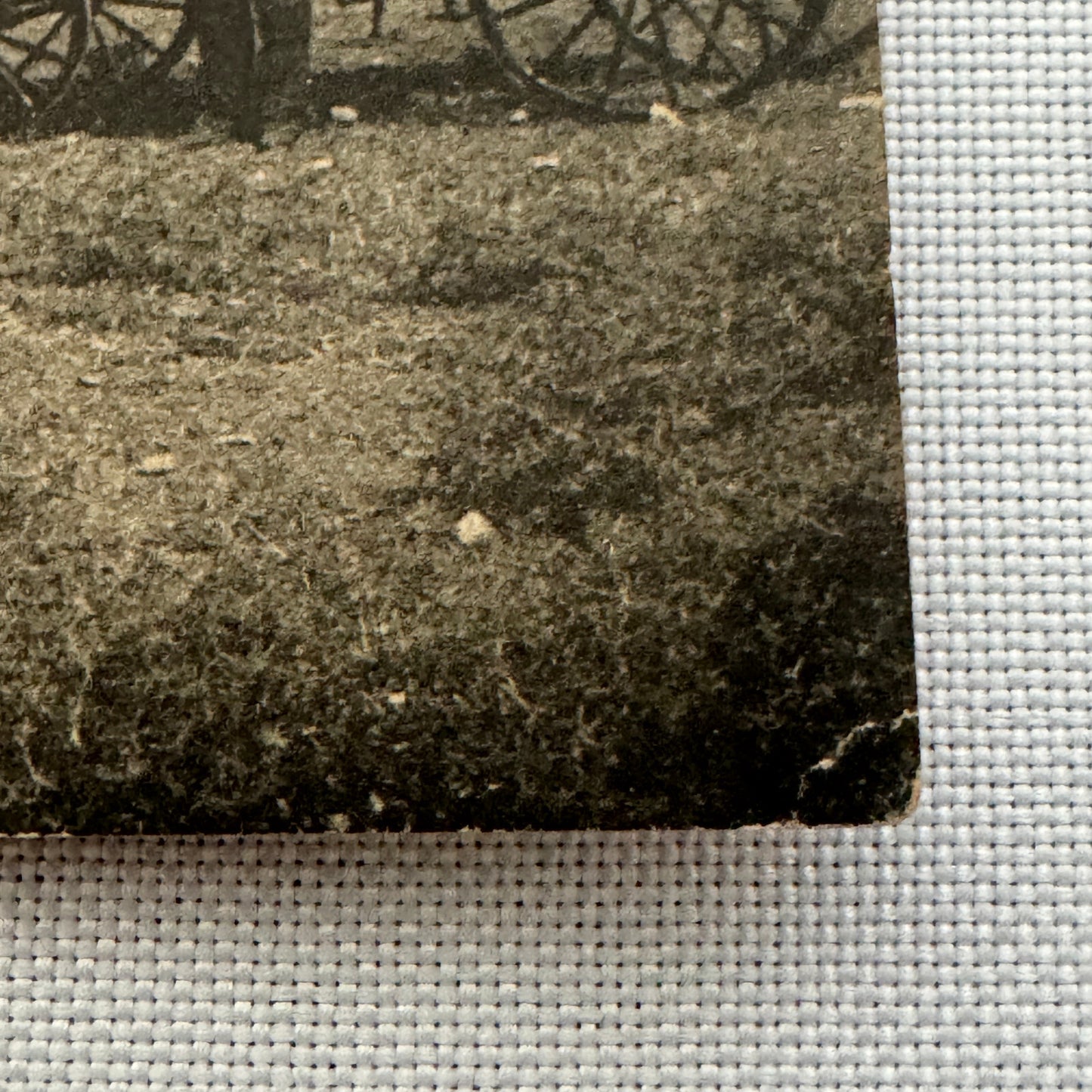 Vintage Car Automobile Postcard Post Card Italy Italian Horse Drawn Wagon