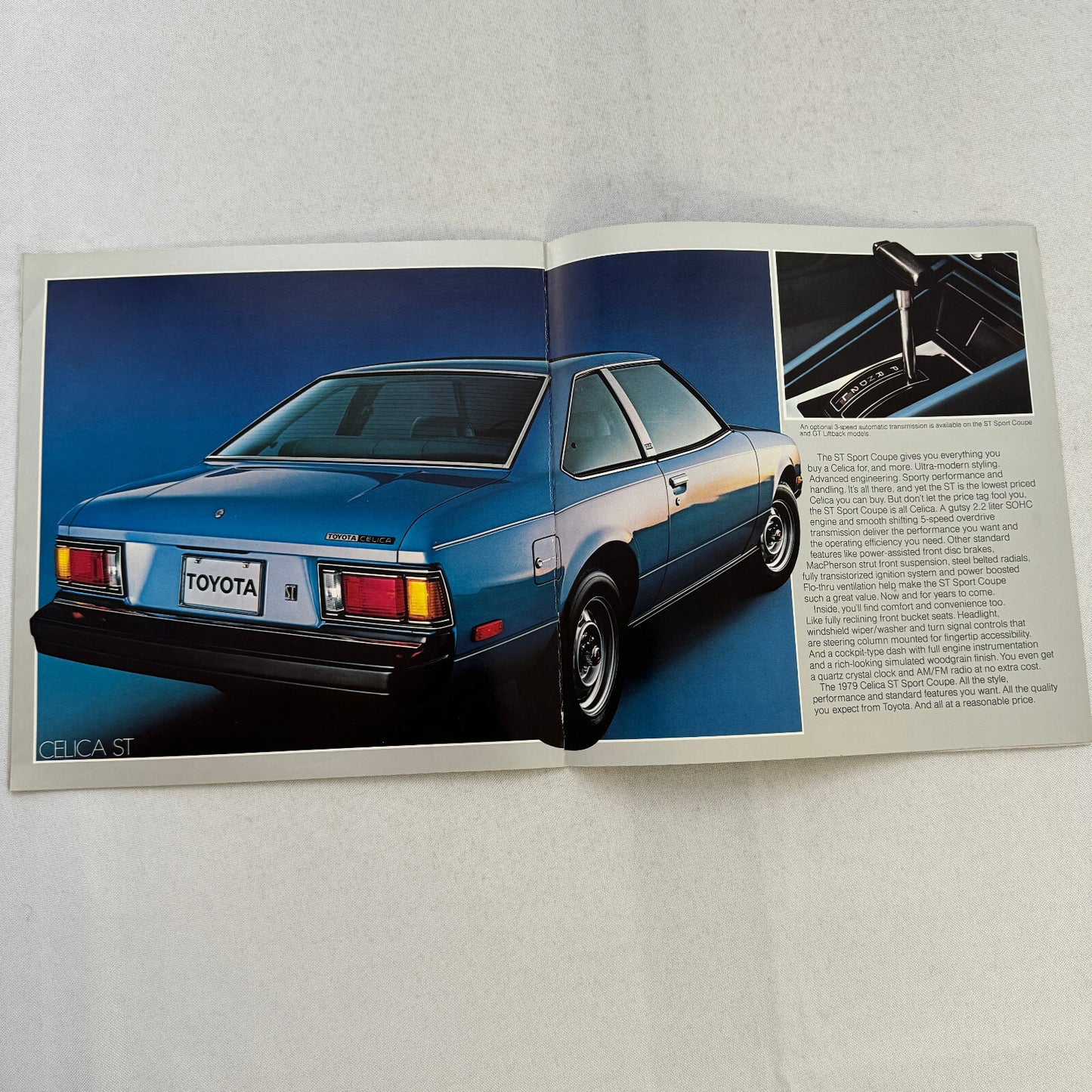 1979 Toyota Celica Car Sales Brochure Catalog GT Liftback ST Sport Coupe