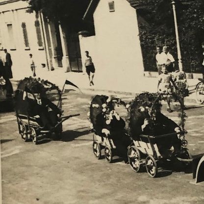 Vintage Parade Car Photo Germany Antique Automobile Photograph Lot of 2