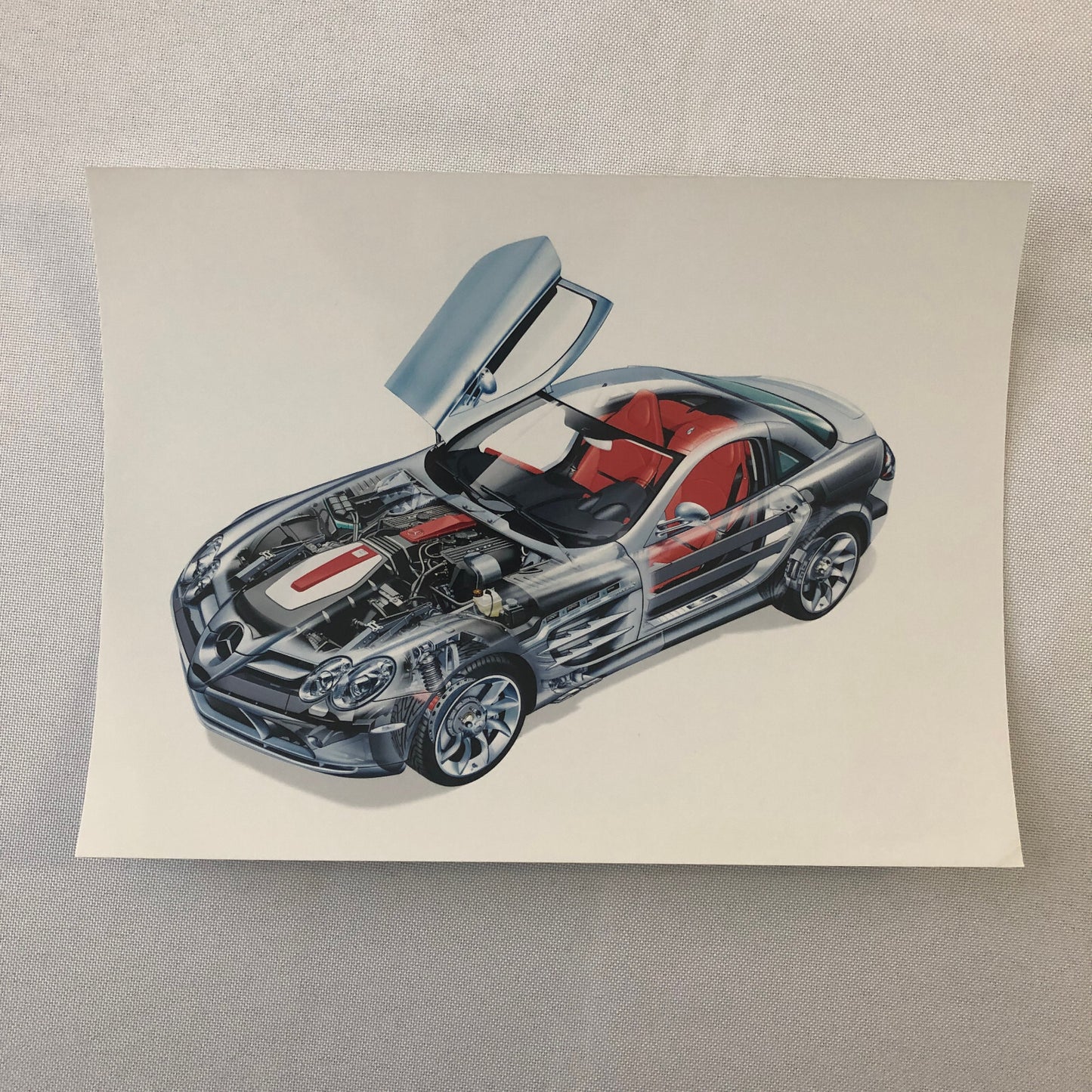 Mercedes Benz SLR McLaren Premiere Press Kit with Photos CD Box Brochure