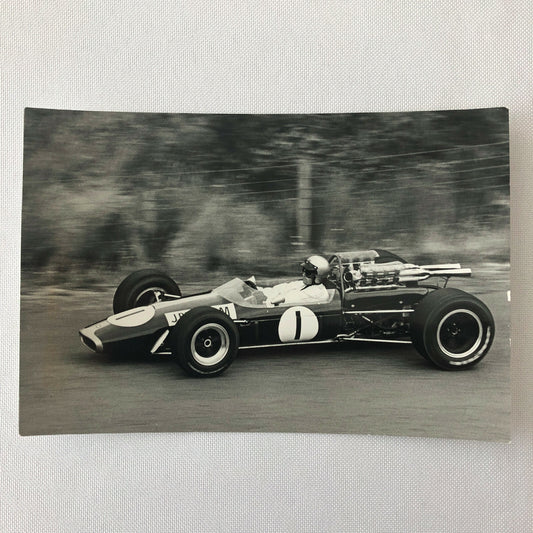 Vintage Jack Brabham Racing Driver Grand Prix Photo Photograph 