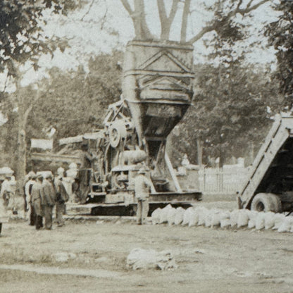 Vintage Photo Construction Truck Car Automobile Photograph Dump Truck Equipment