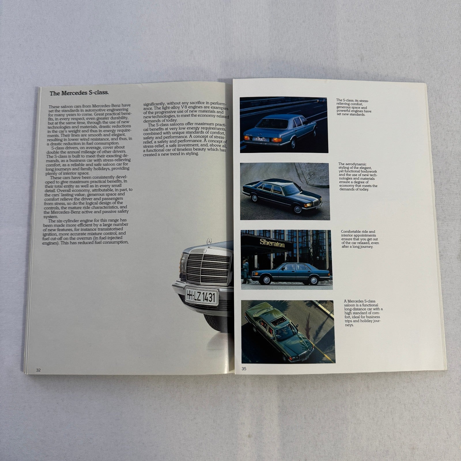Mercedes Benz Car Brochure 280SL 500 SL 380 SL 280CE 200T 240D 300D 190D 190 250