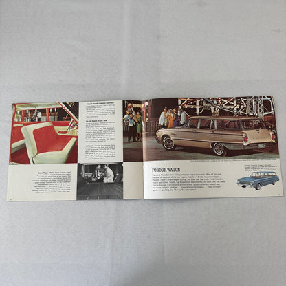 1962 Ford Falcon Car Sales Brochure Catalog Canadian Club Wagon Van Wagon +
