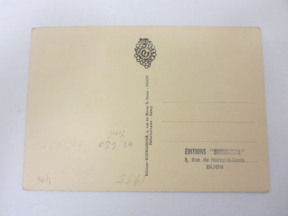 1955 Rallye XXV Monte Carlo Postcard with Stamp Monaco Post Card - Original 