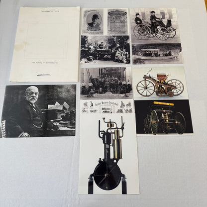 Mercedes Benz History Early Press Kit Gottlieb Daimler Photos GERMAN