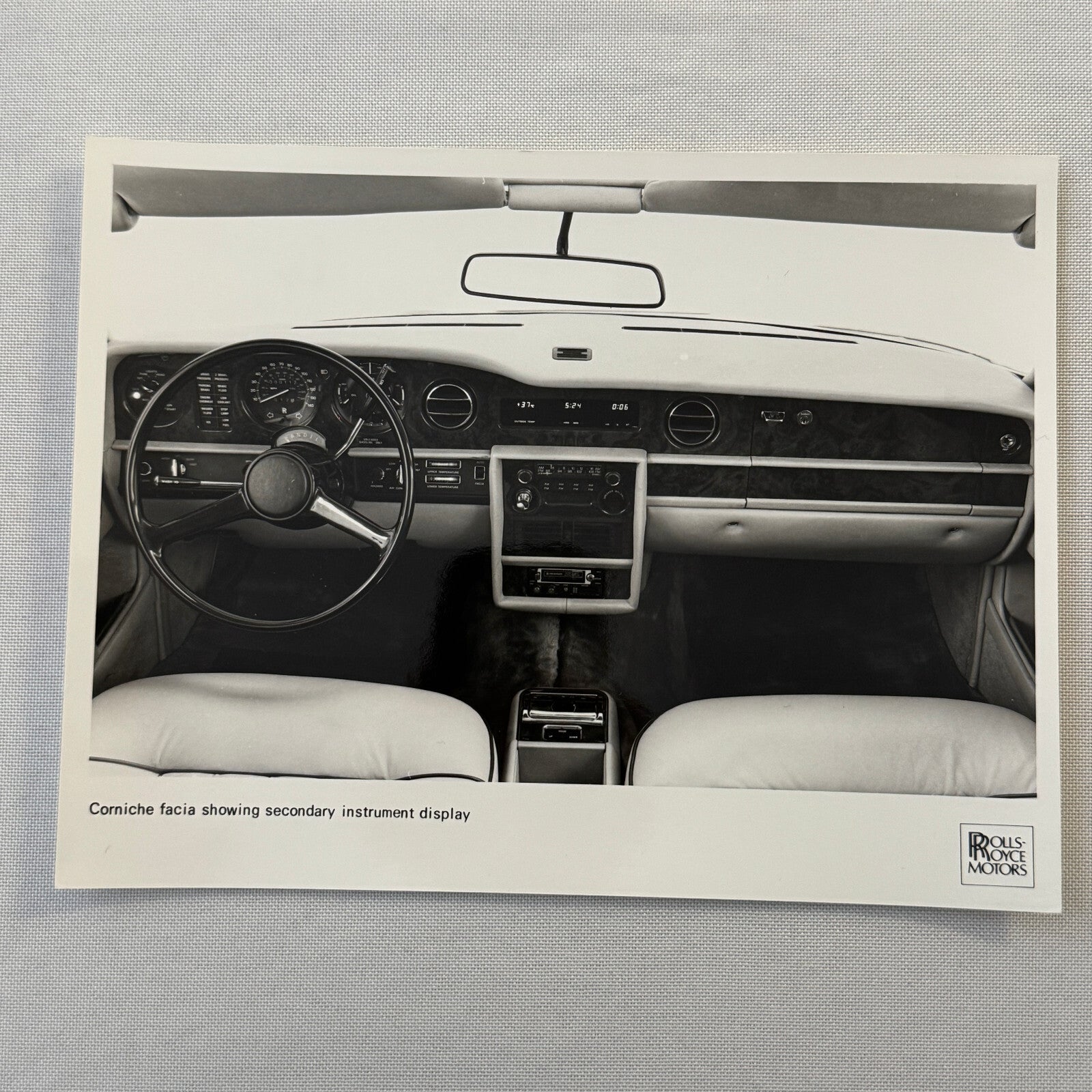 Rolls Royce Corniche Car Factory Press Photo Photograph Print 1980
