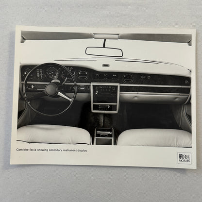 Rolls Royce Corniche Car Factory Press Photo Photograph Print 1980