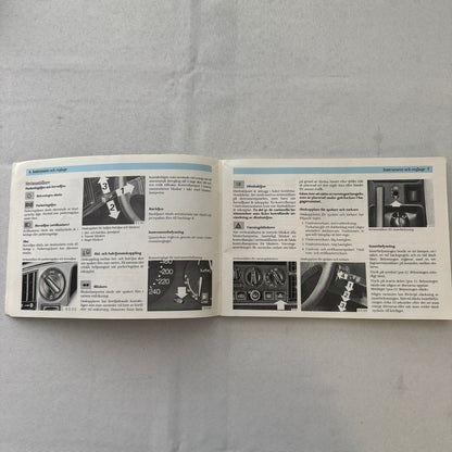 1988 Saab 900 Owners Manual Instruction Guide Book Combi Cabriolet SWEDISH TEXT