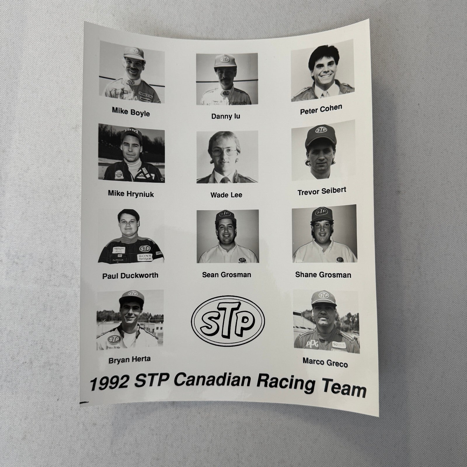 1992 STP Racing Press Kit Brochure Photos Bryan Herta Richard Petty Vintage
